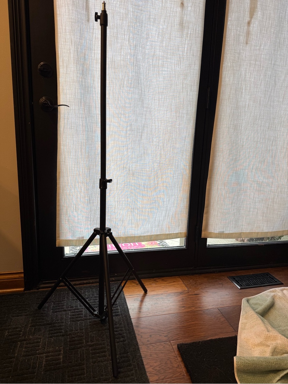 Manfrotto 65” Adjustable Black Tripod Stand with carrying case